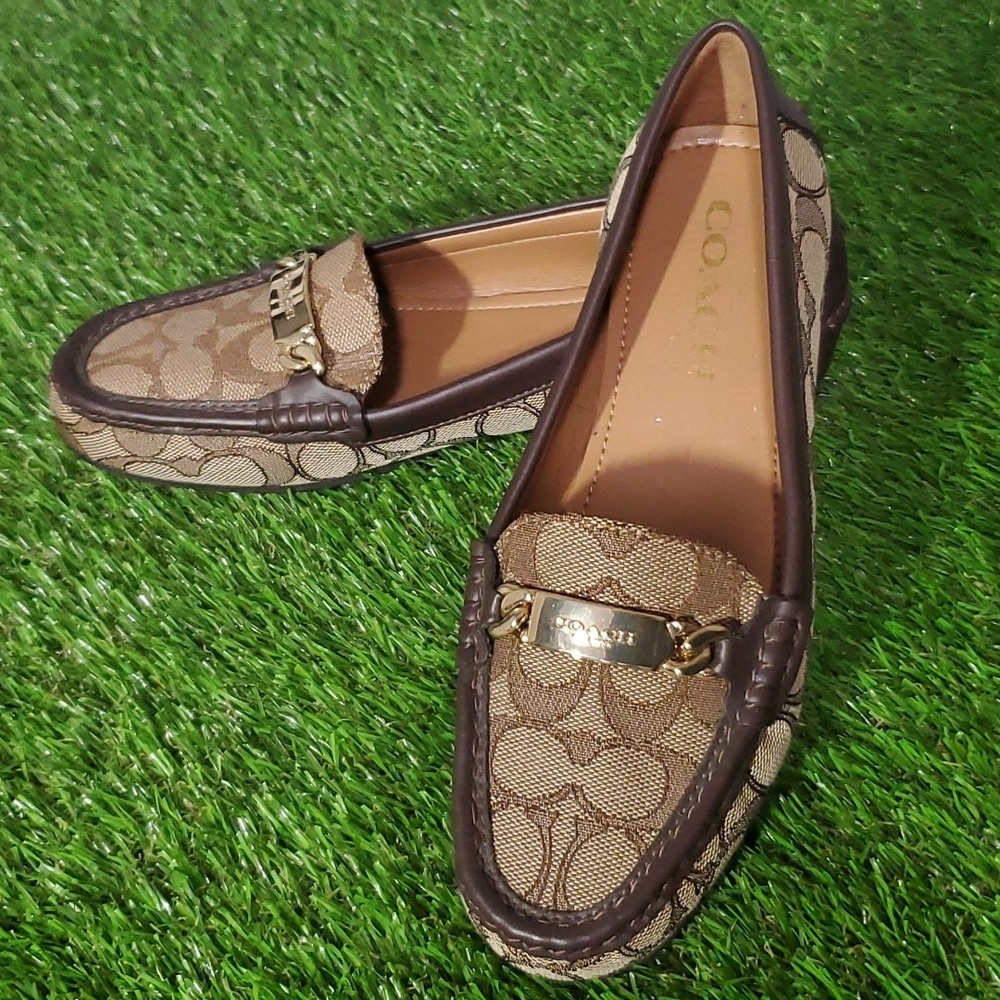 COACH Monogram 'Olive' Loafer